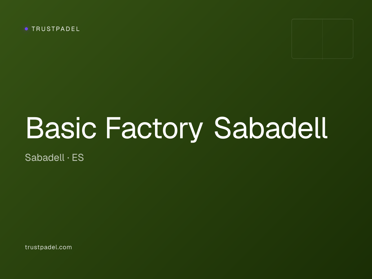 Basic Factory Sabadell padel club