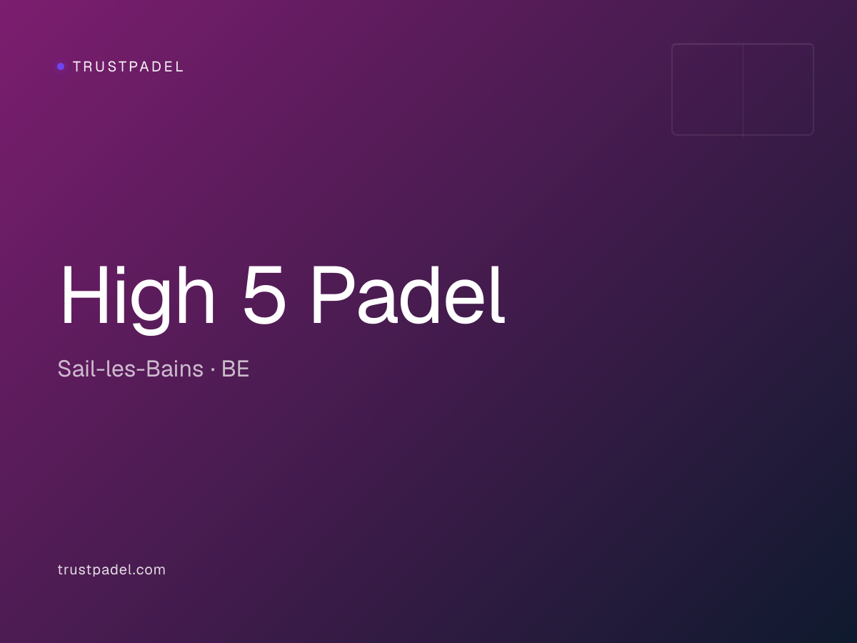 High 5 Padel padel club