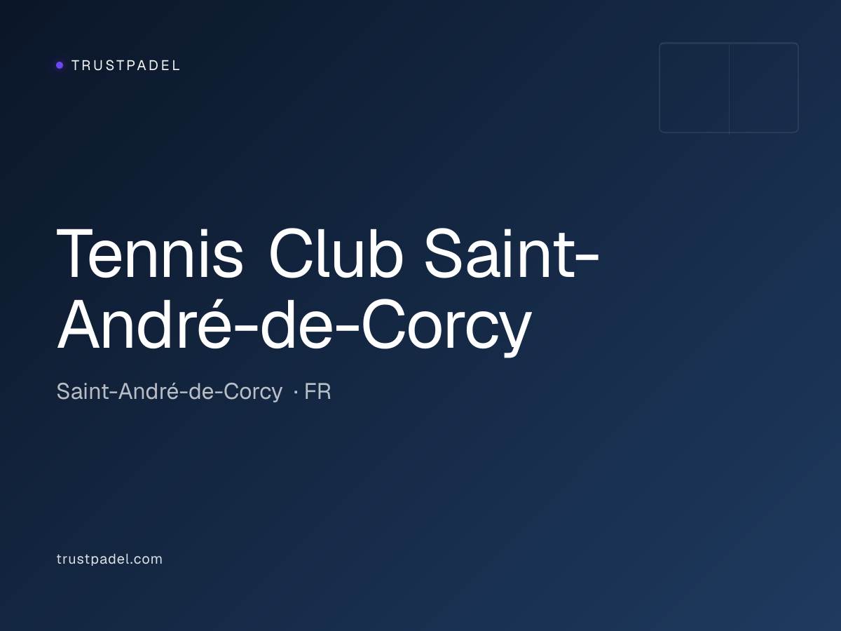 Tennis Club Saint-André-de-Corcy padel club