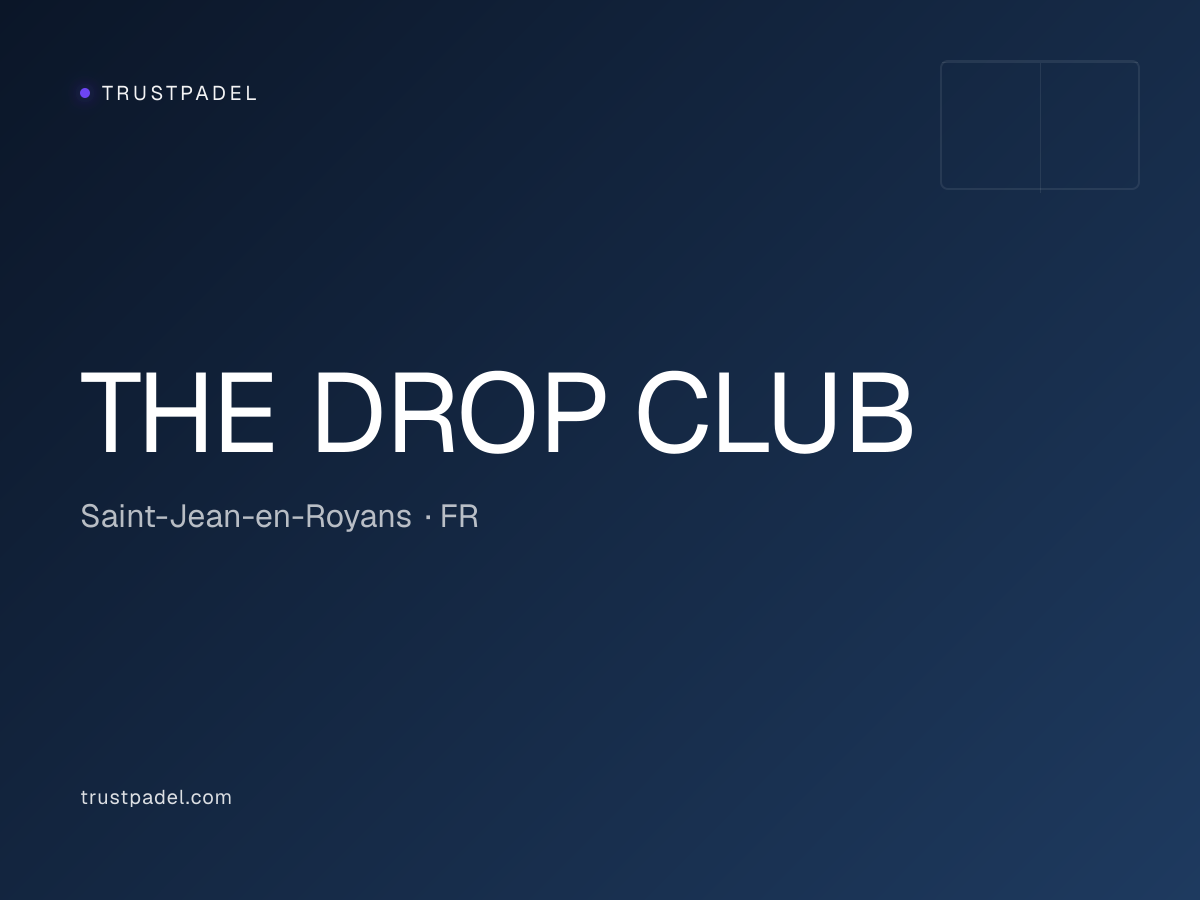 THE DROP CLUB padel club