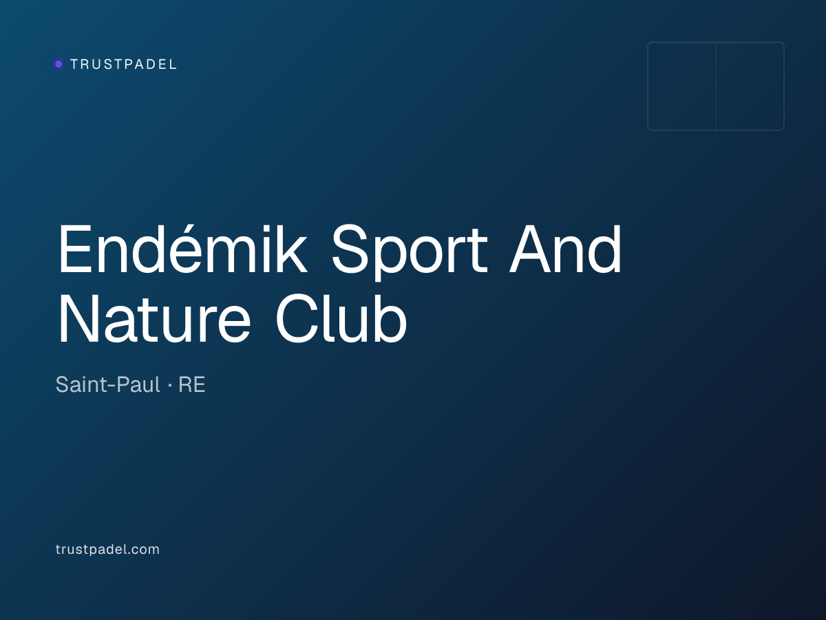 Endémik Sport And Nature Club padel club