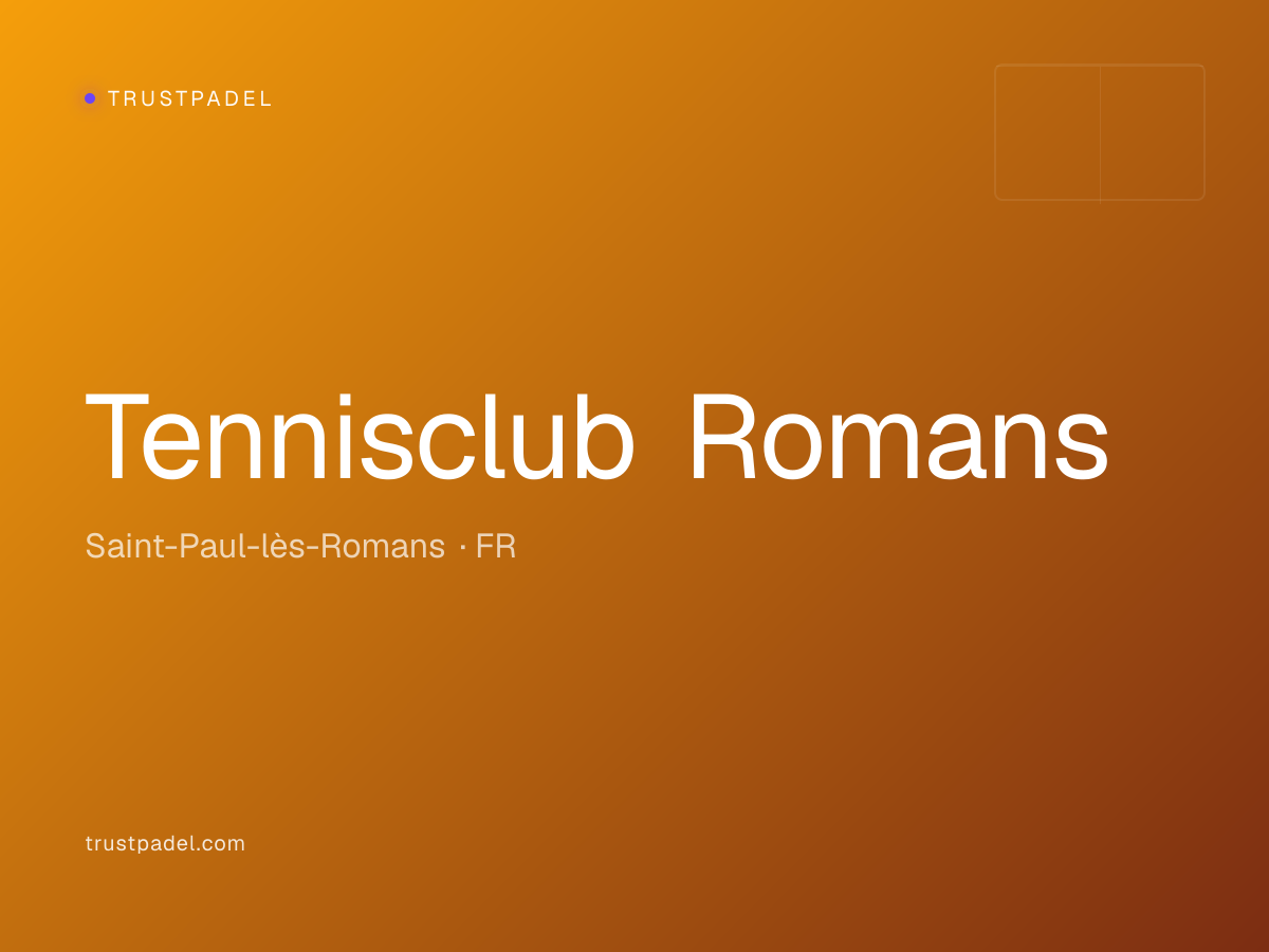 Tennisclub Romans padel club