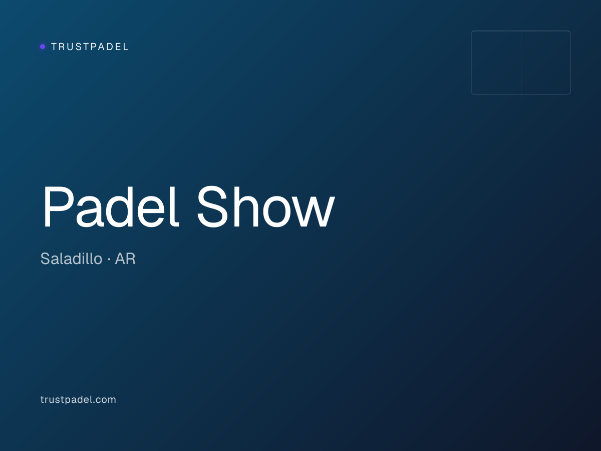 Padel Show padel club