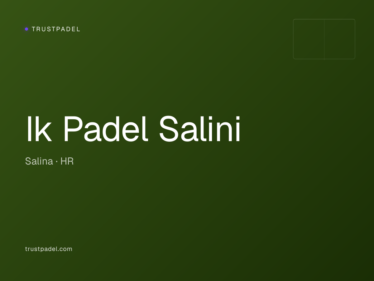 Ik Padel Salini padel club