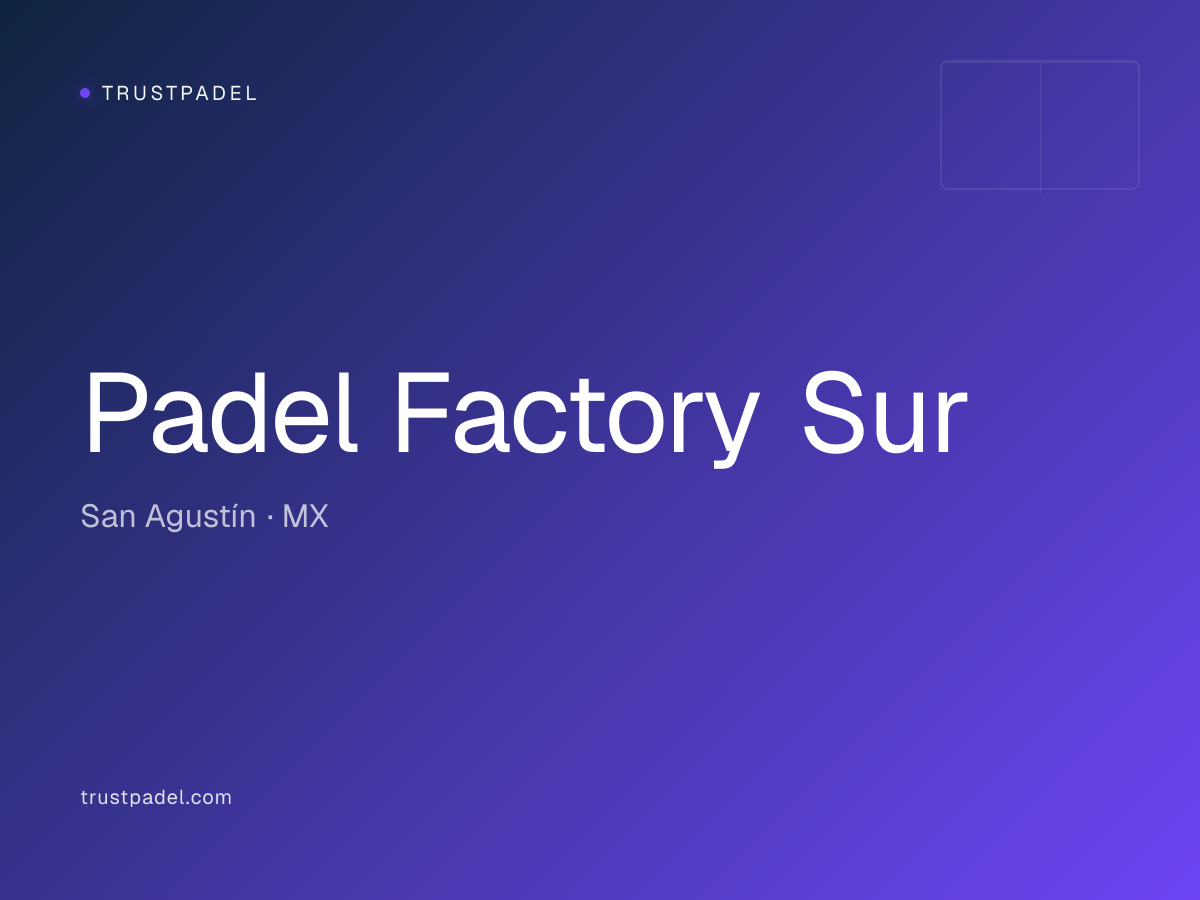 Padel Factory Sur padel club