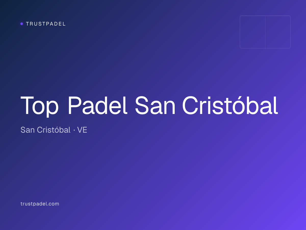 Top Padel San Cristóbal padel club