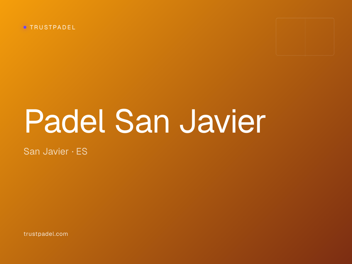 Padel San Javier padel club