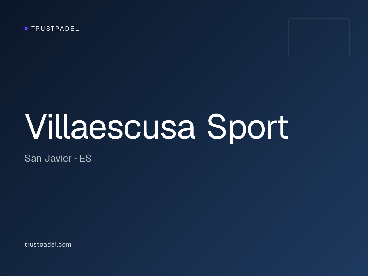 Villaescusa Sport padel club