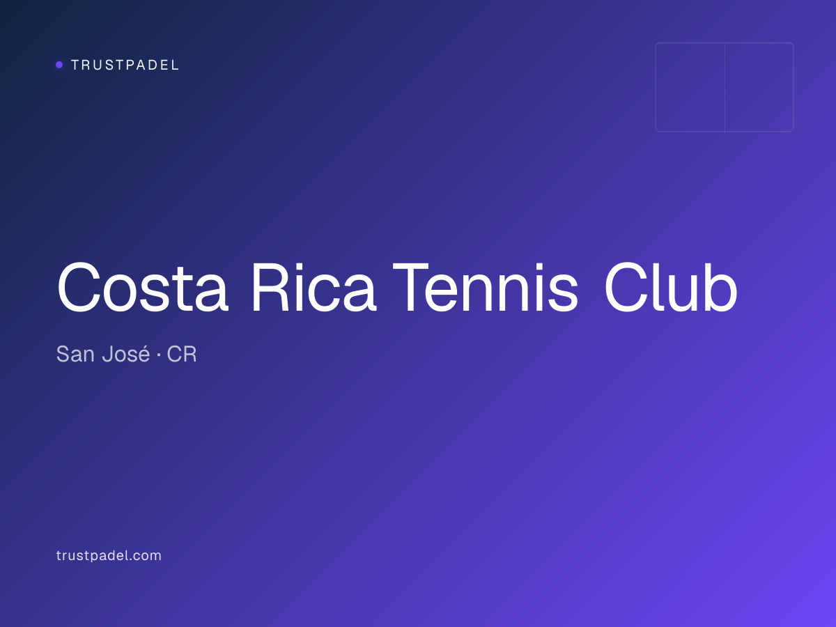 Costa Rica Tennis Club padel club