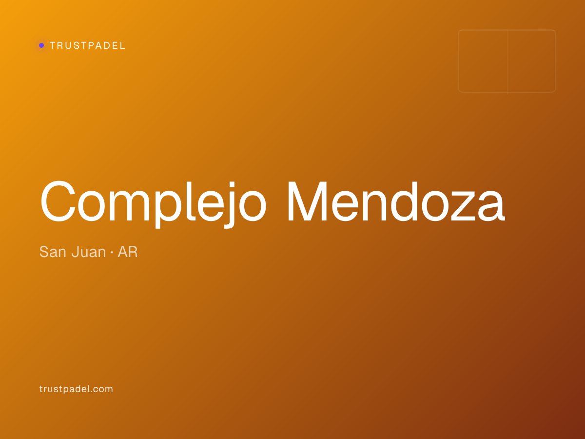 Complejo Mendoza padel club