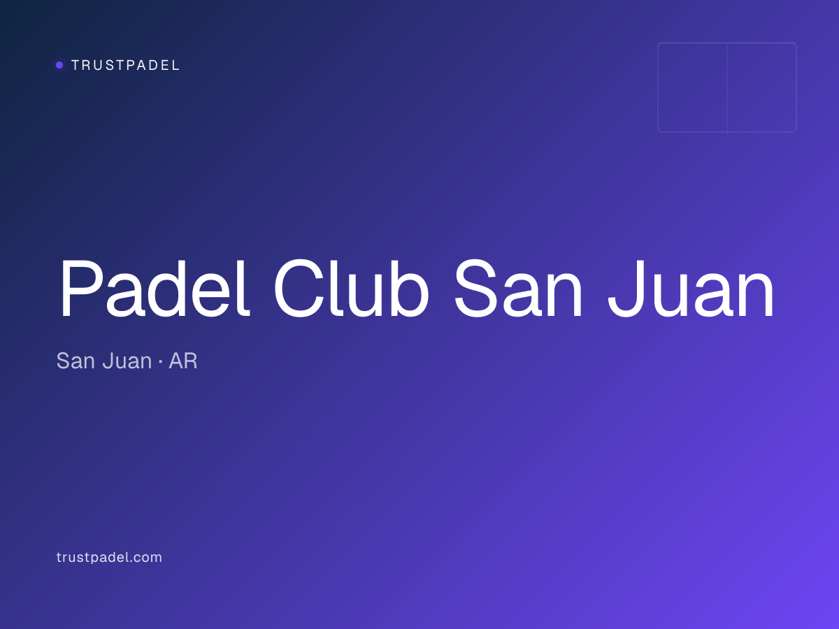 Padel Club San Juan padel club
