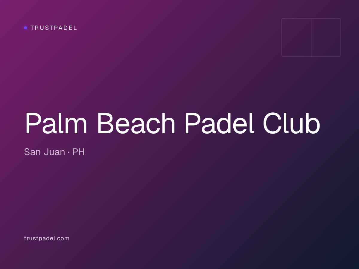Palm Beach Padel Club padel club