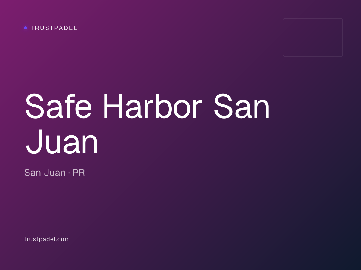 Safe Harbor San Juan padel club