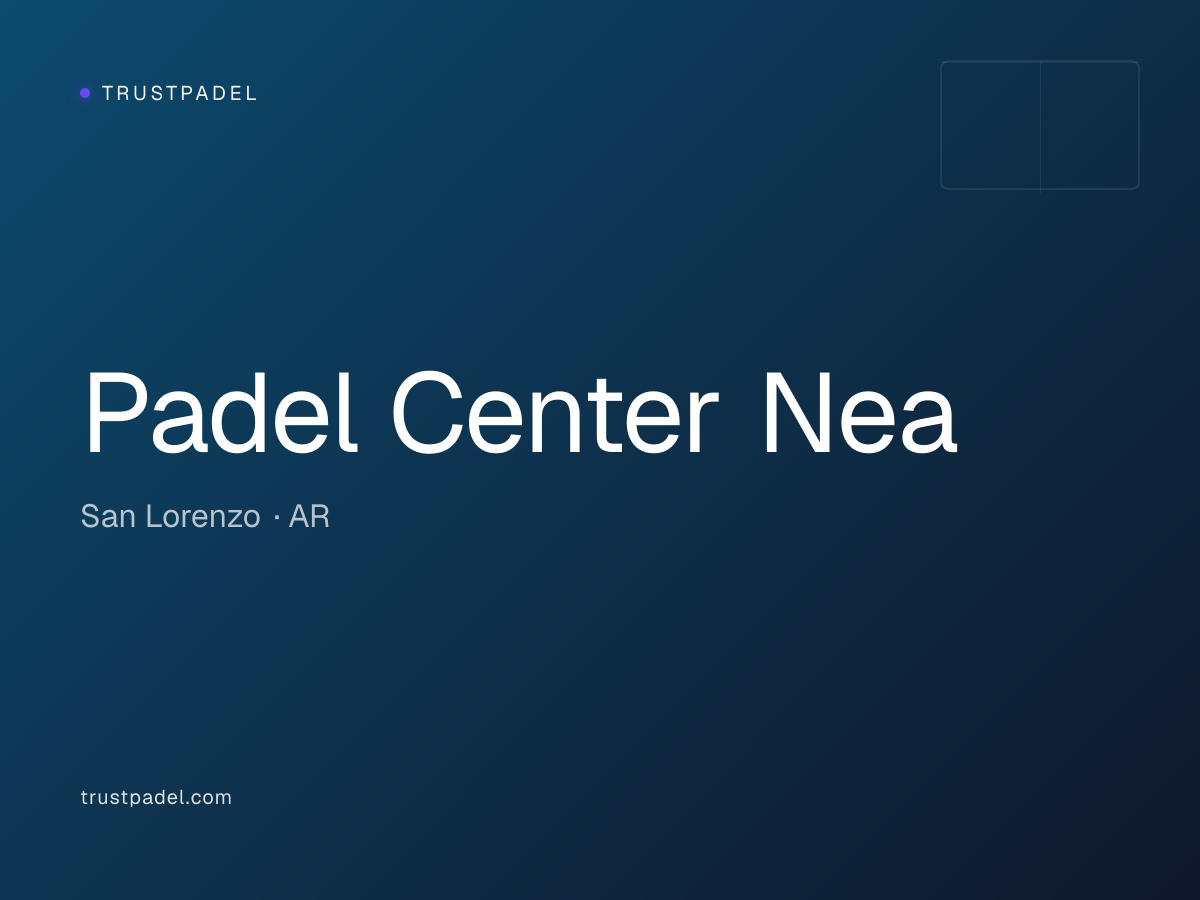 Padel Center Nea padel club