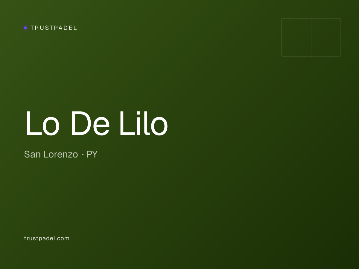 Lo De Lilo padel club