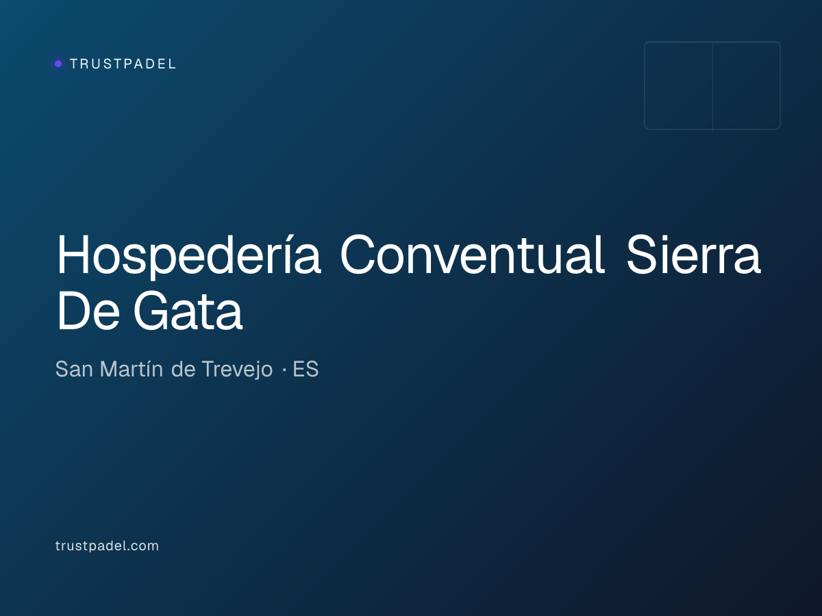 Hospedería Conventual Sierra De Gata padel club