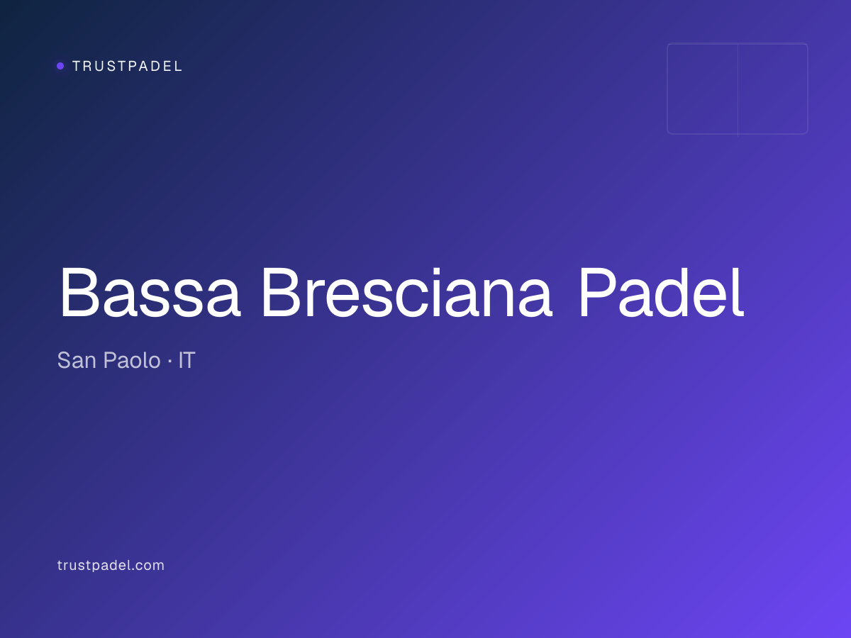 Bassa Bresciana Padel padel club