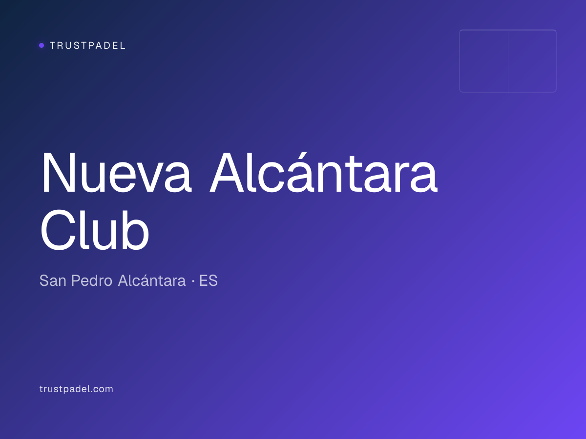 Nueva Alcántara Club padel club