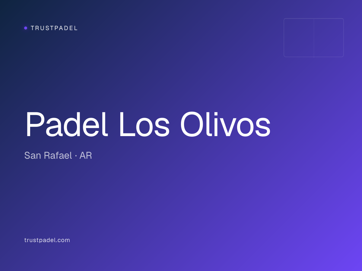 Padel Los Olivos padel club