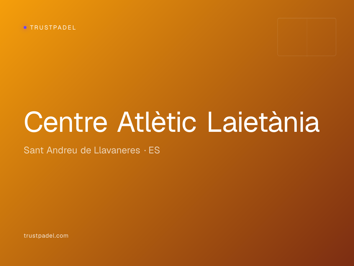 Centre Atlètic Laietània padel club