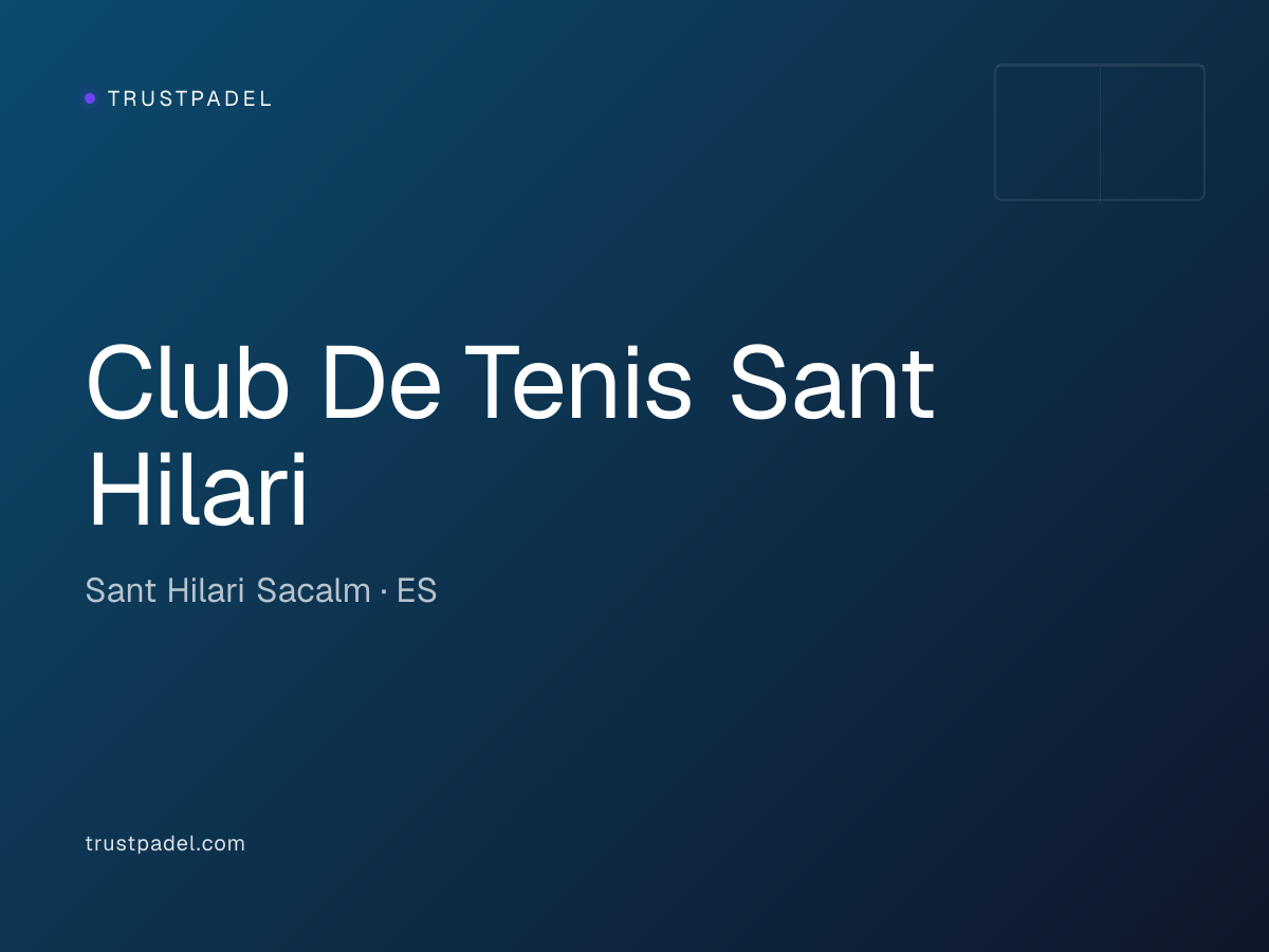 Club De Tenis Sant Hilari padel club