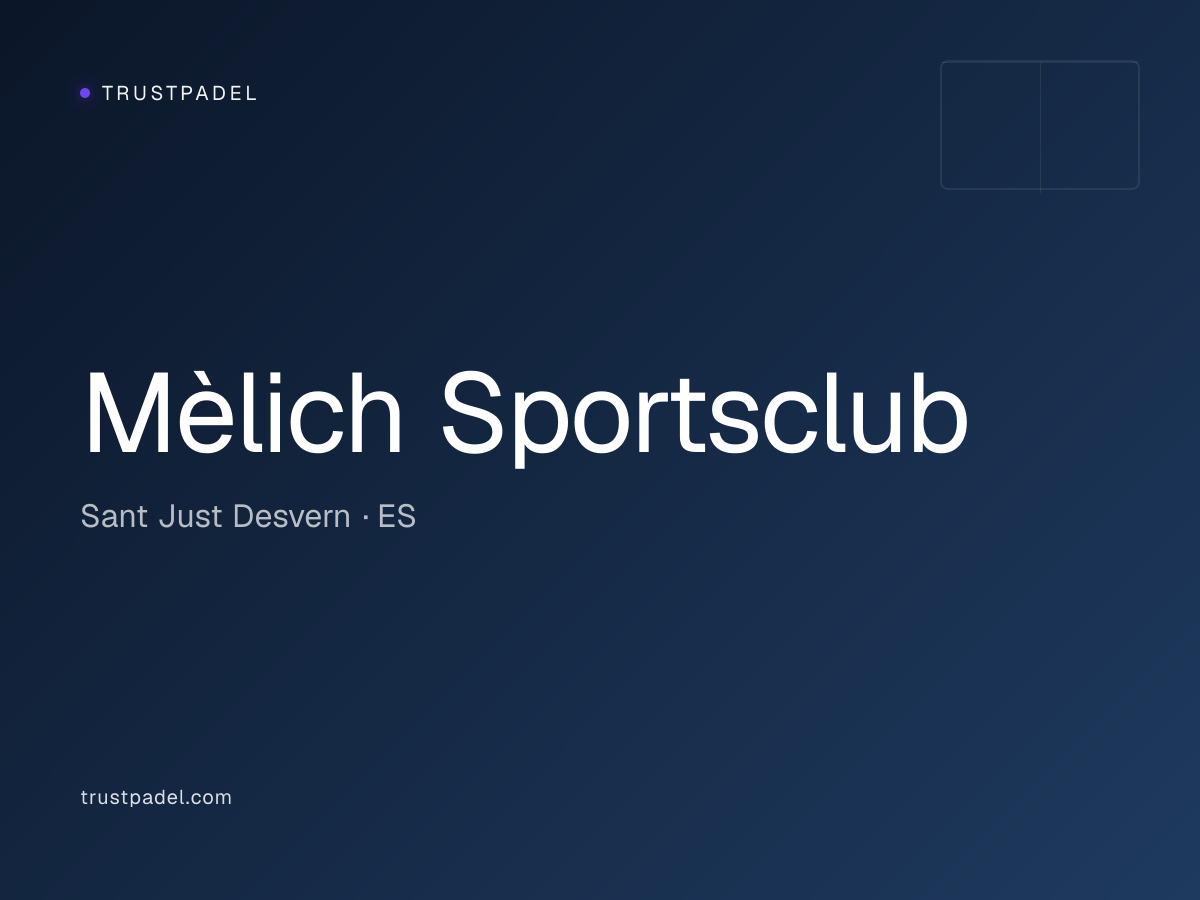 Mèlich Sportsclub padel club