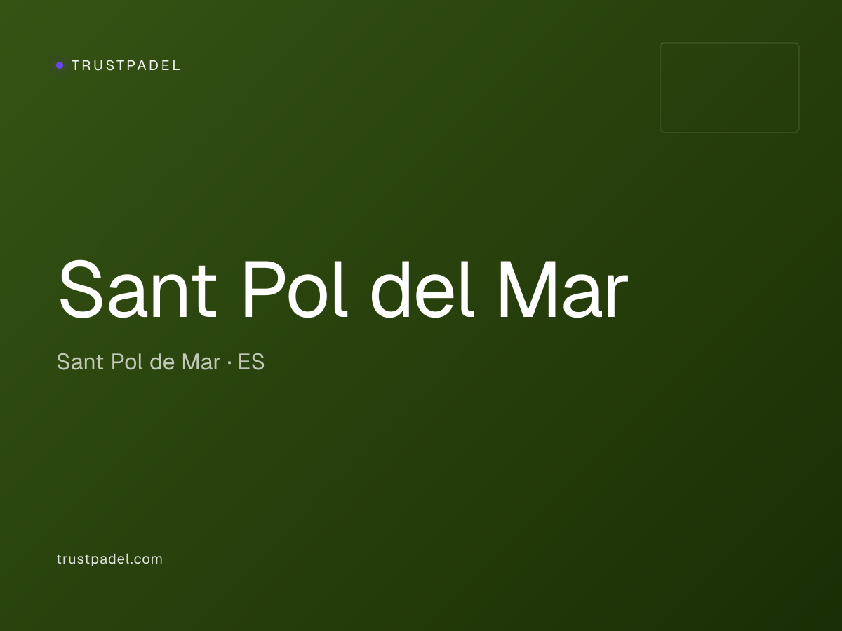 Sant Pol del Mar padel club