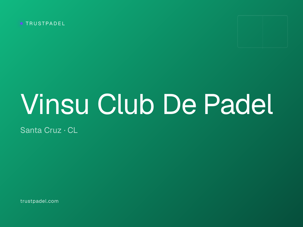 Vinsu Club De Padel padel club
