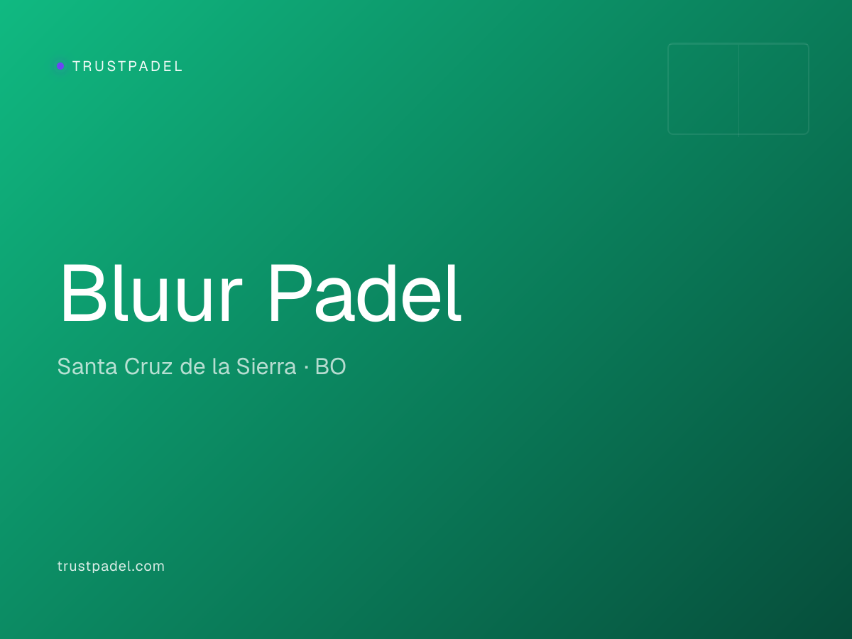 Bluur Padel padel club