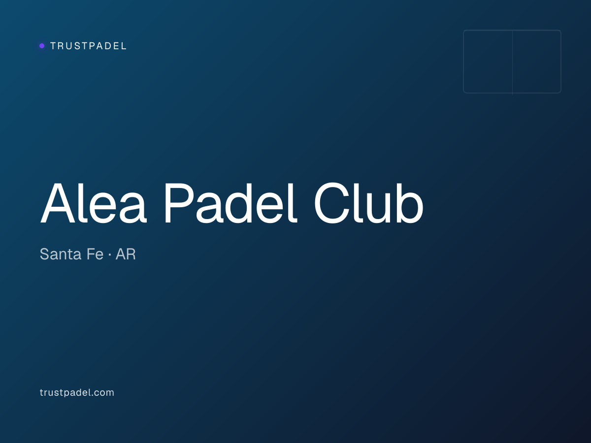 Alea Padel Club padel club