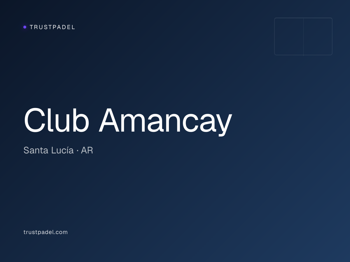 Club Amancay padel club