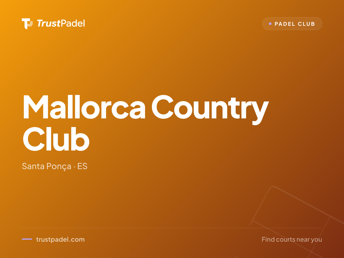 Mallorca Country Club padel club