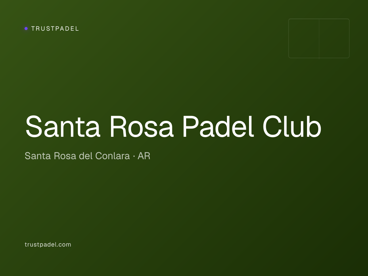 Santa Rosa Padel Club padel club