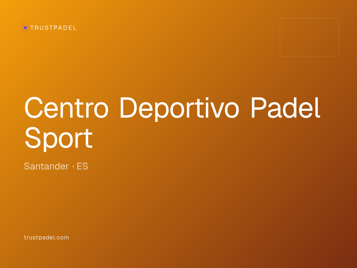 Centro Deportivo Padel Sport padel club