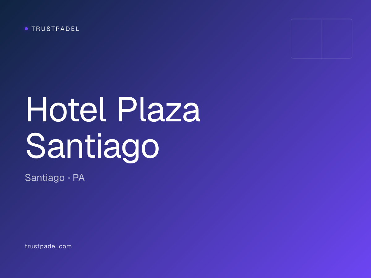 Hotel Plaza Santiago padel club