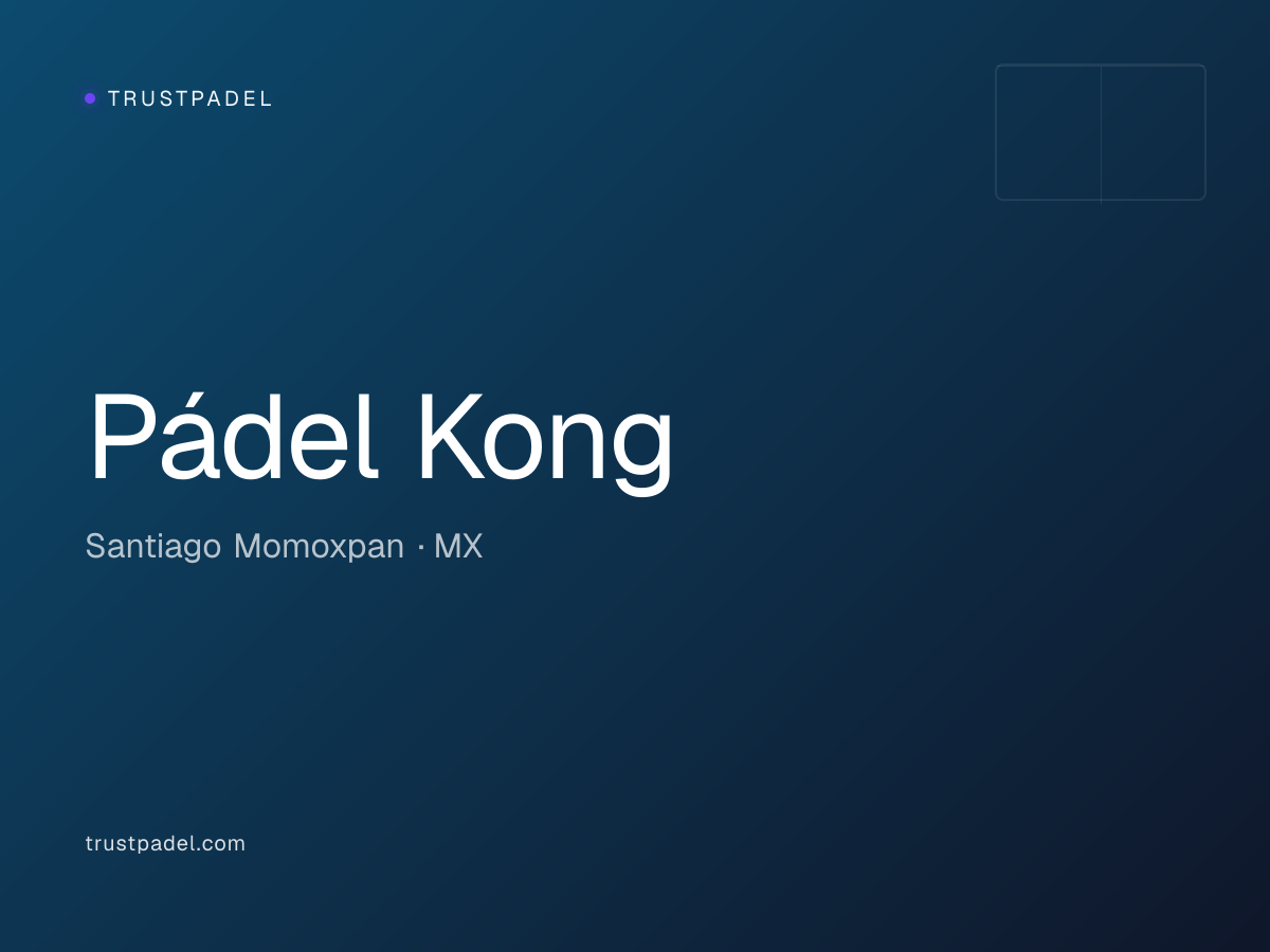 Pádel Kong padel club