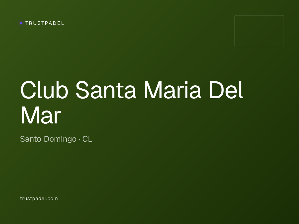 Club Santa Maria Del Mar padel club