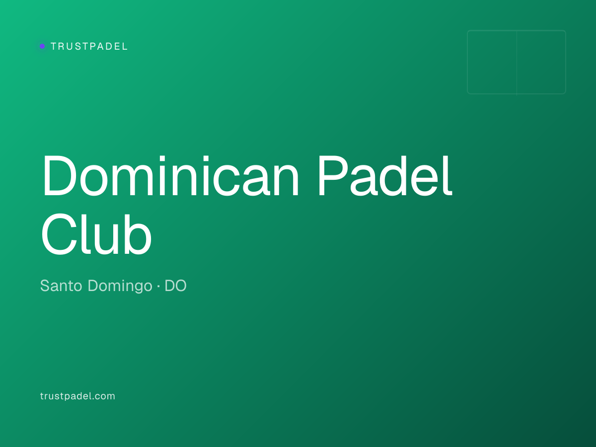 Dominican Padel Club padel club