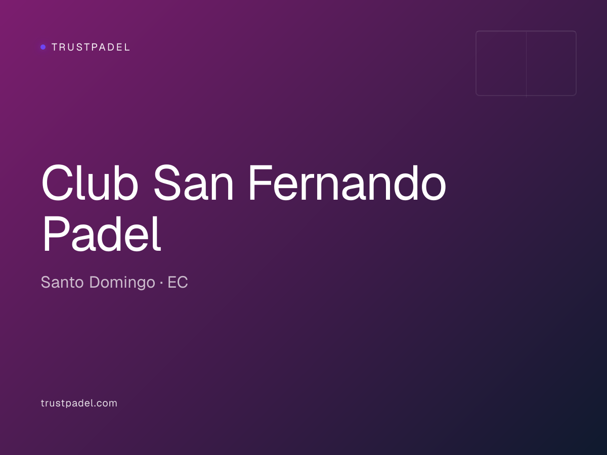 Club San Fernando Padel padel club