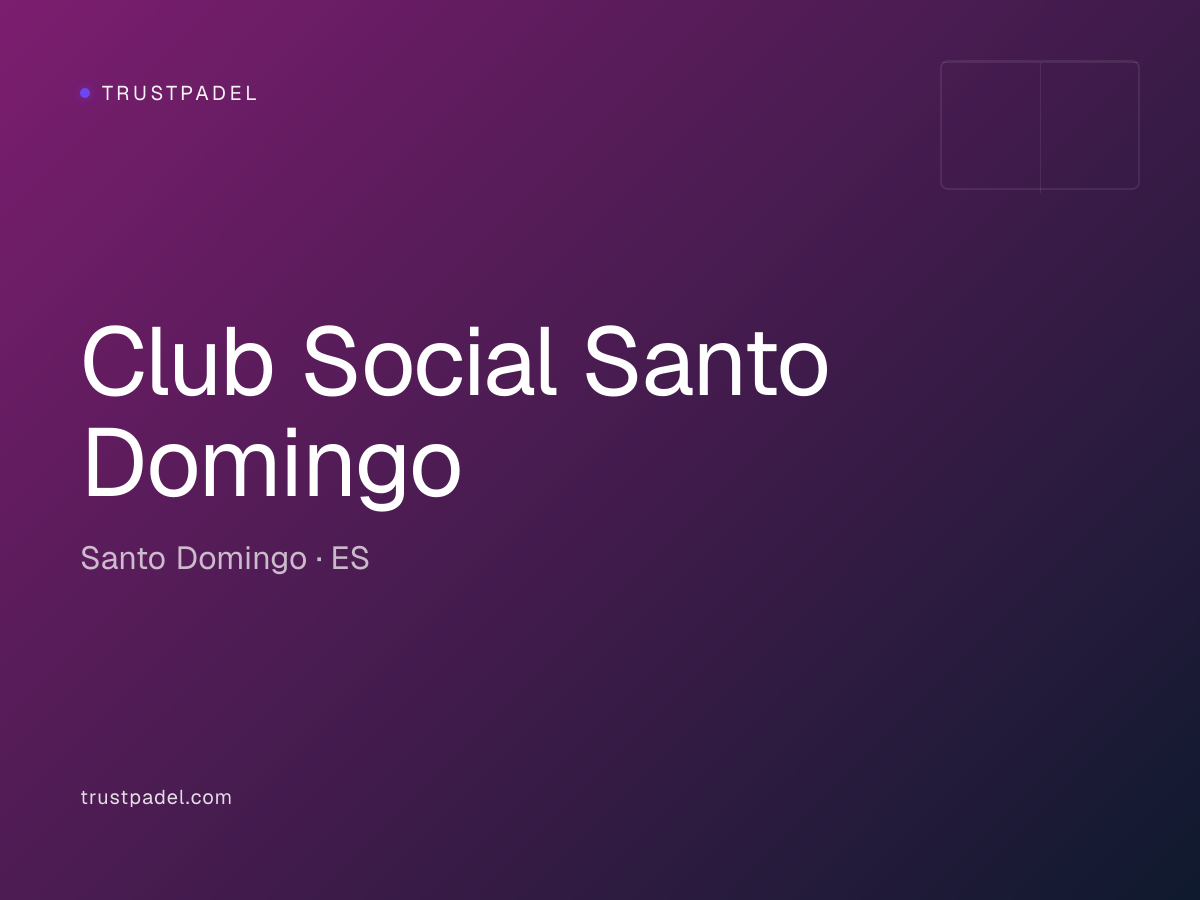 Club Social Santo Domingo padel club