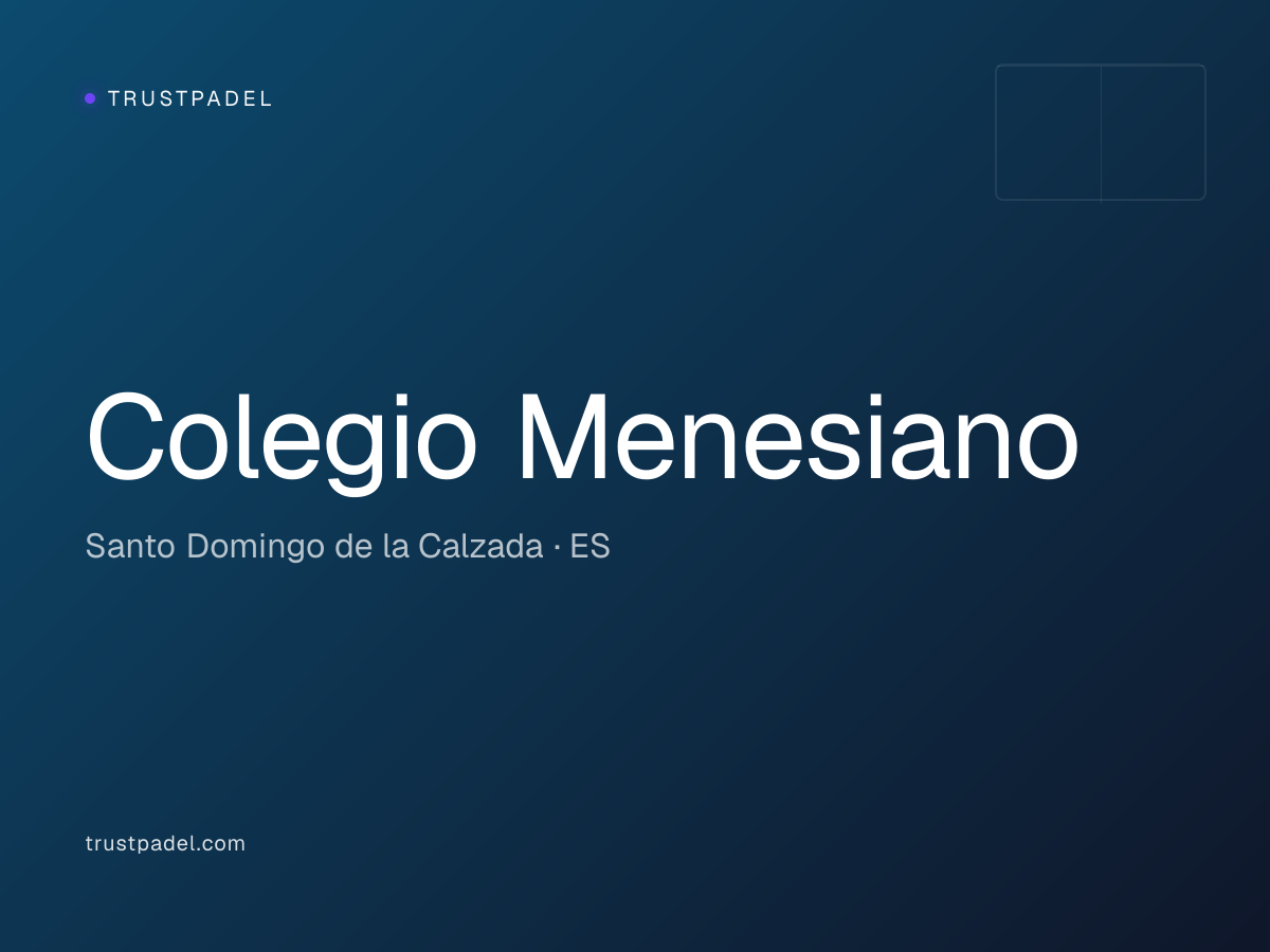 Colegio Menesiano padel club