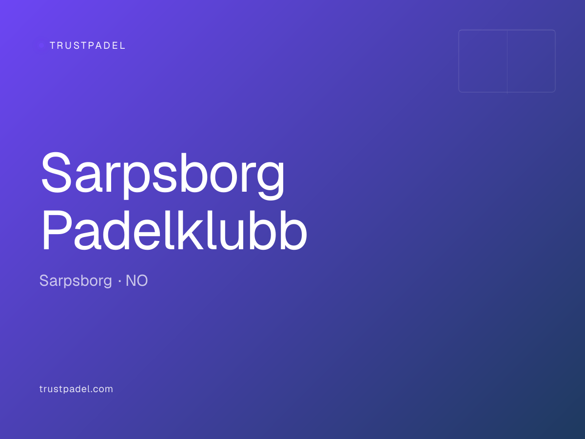 Sarpsborg Padelklubb padel club