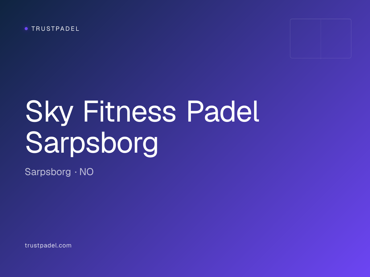 Sky Fitness Padel Sarpsborg padel club
