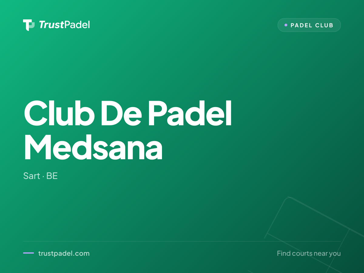 Club De Padel Medsana padel club