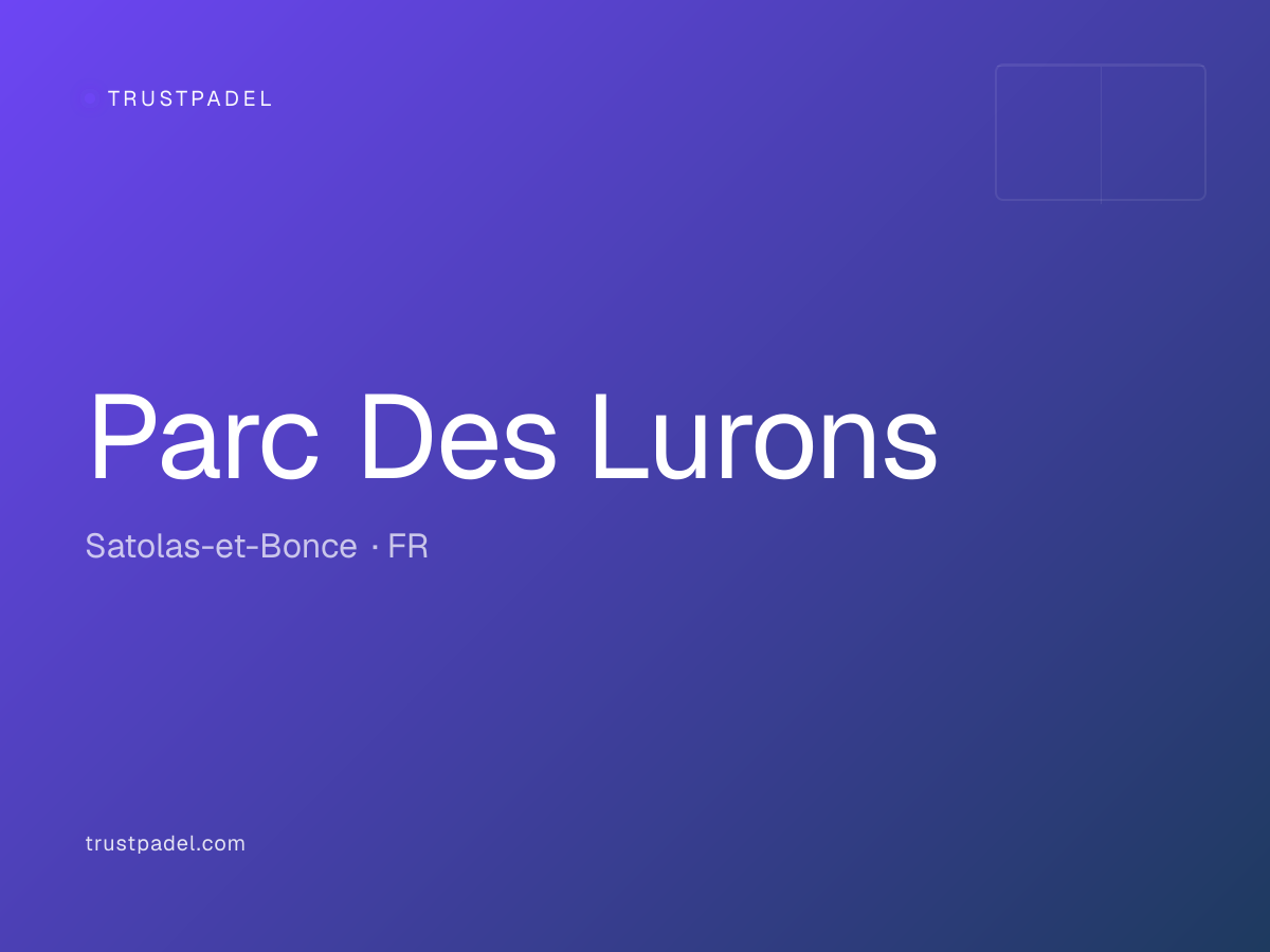 Parc Des Lurons padel club