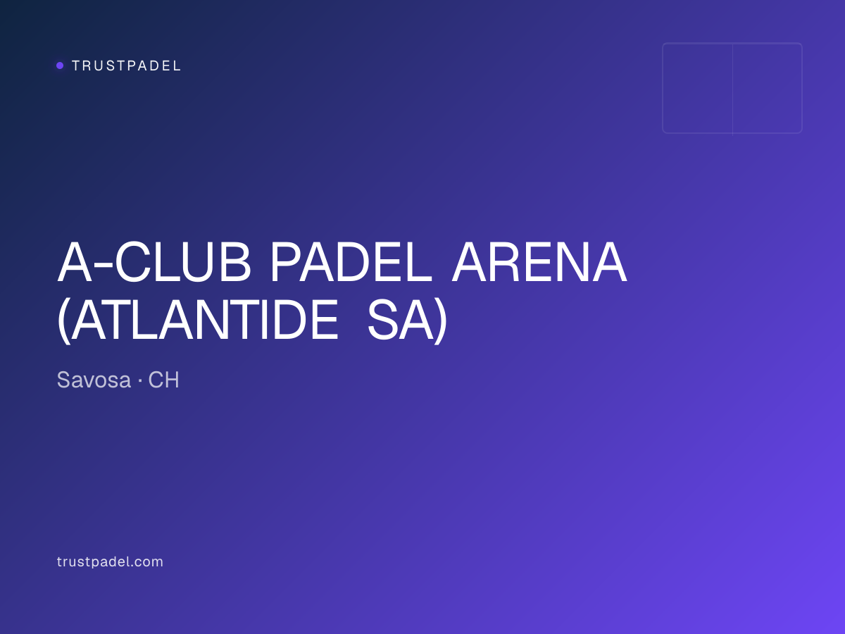 A-CLUB PADEL ARENA (ATLANTIDE SA) padel club