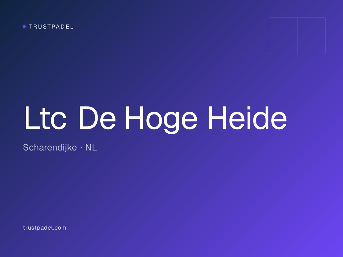 Ltc De Hoge Heide padel club