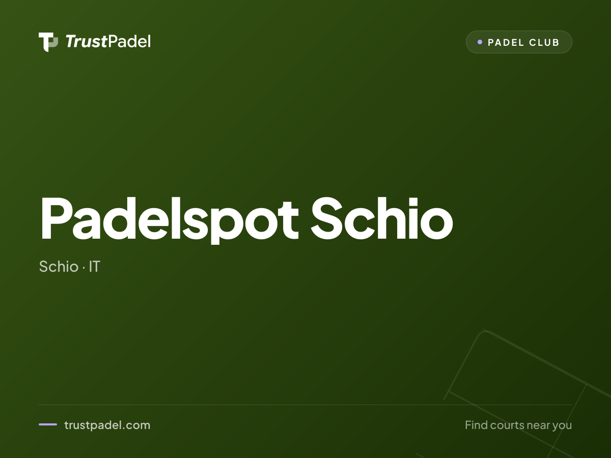 Padelspot Schio padel club