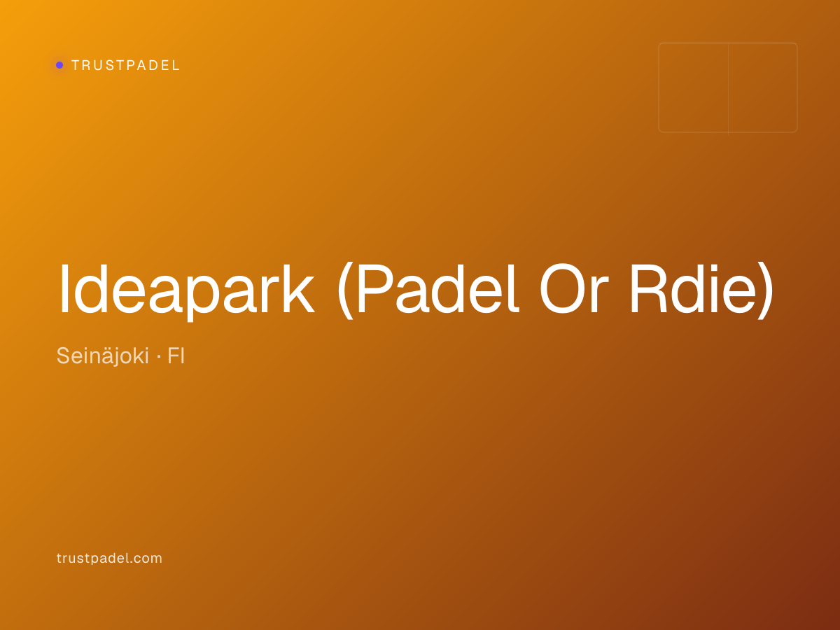 Ideapark (Padel Or Rdie) padel club