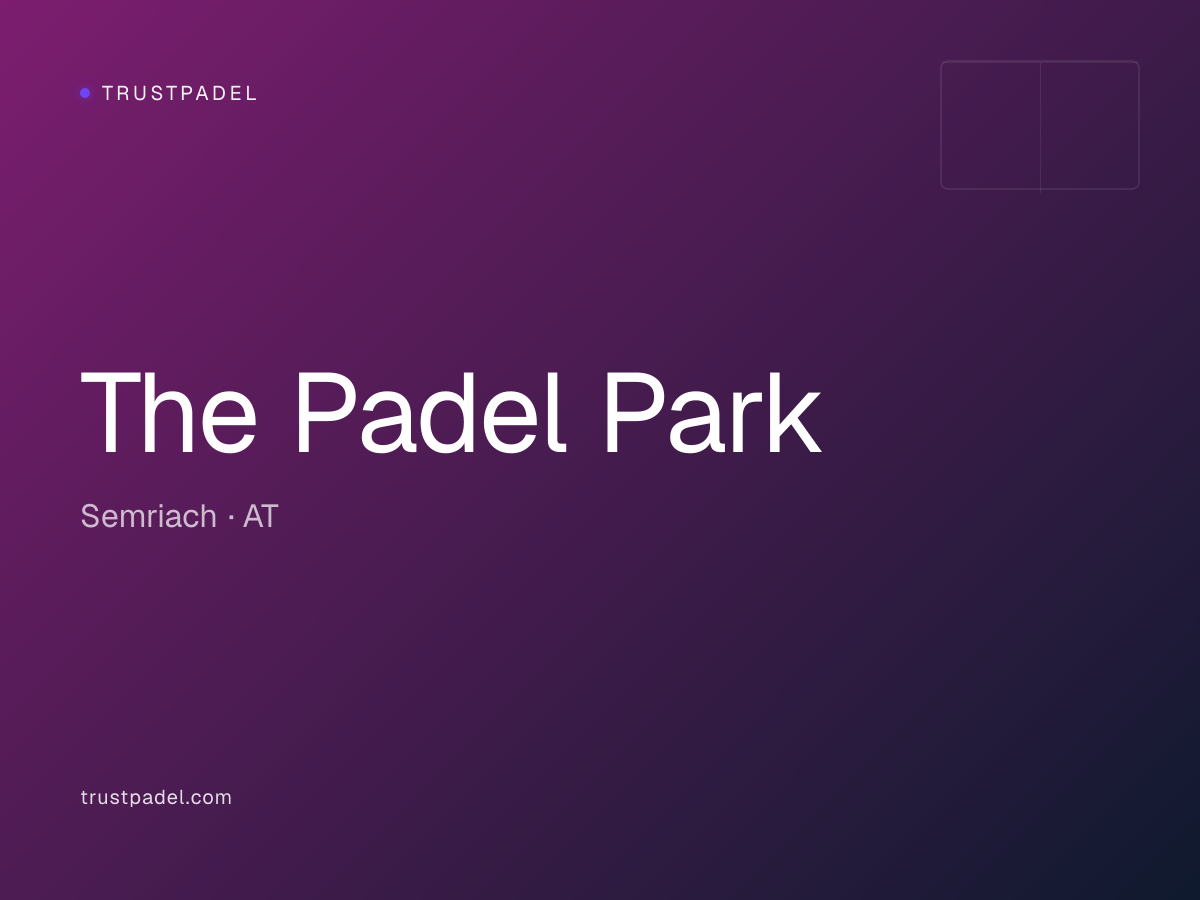 The Padel Park padel club